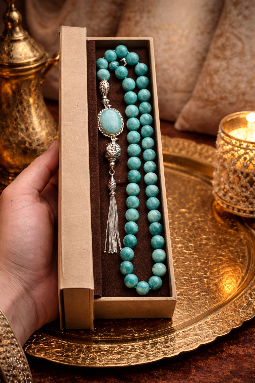 AL-AMAN (The Serenity) 33 beads Sibha 50523