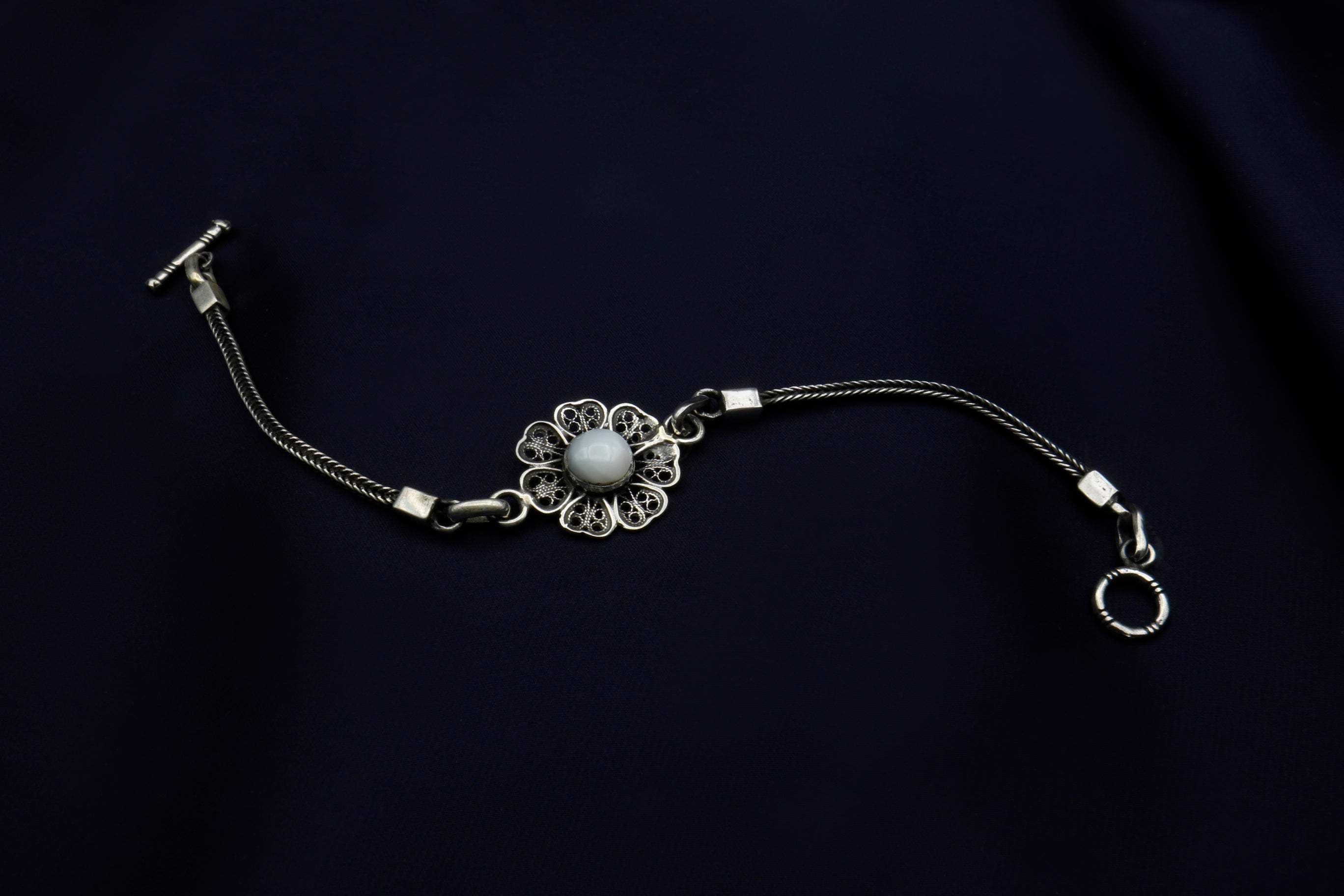 Pearl Rose Bracelet