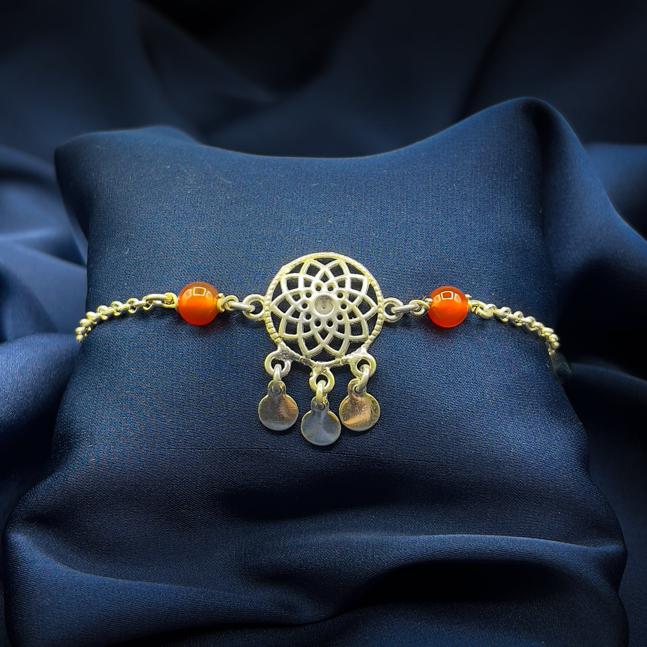 Tangled Stars Bracelet (Maroon)