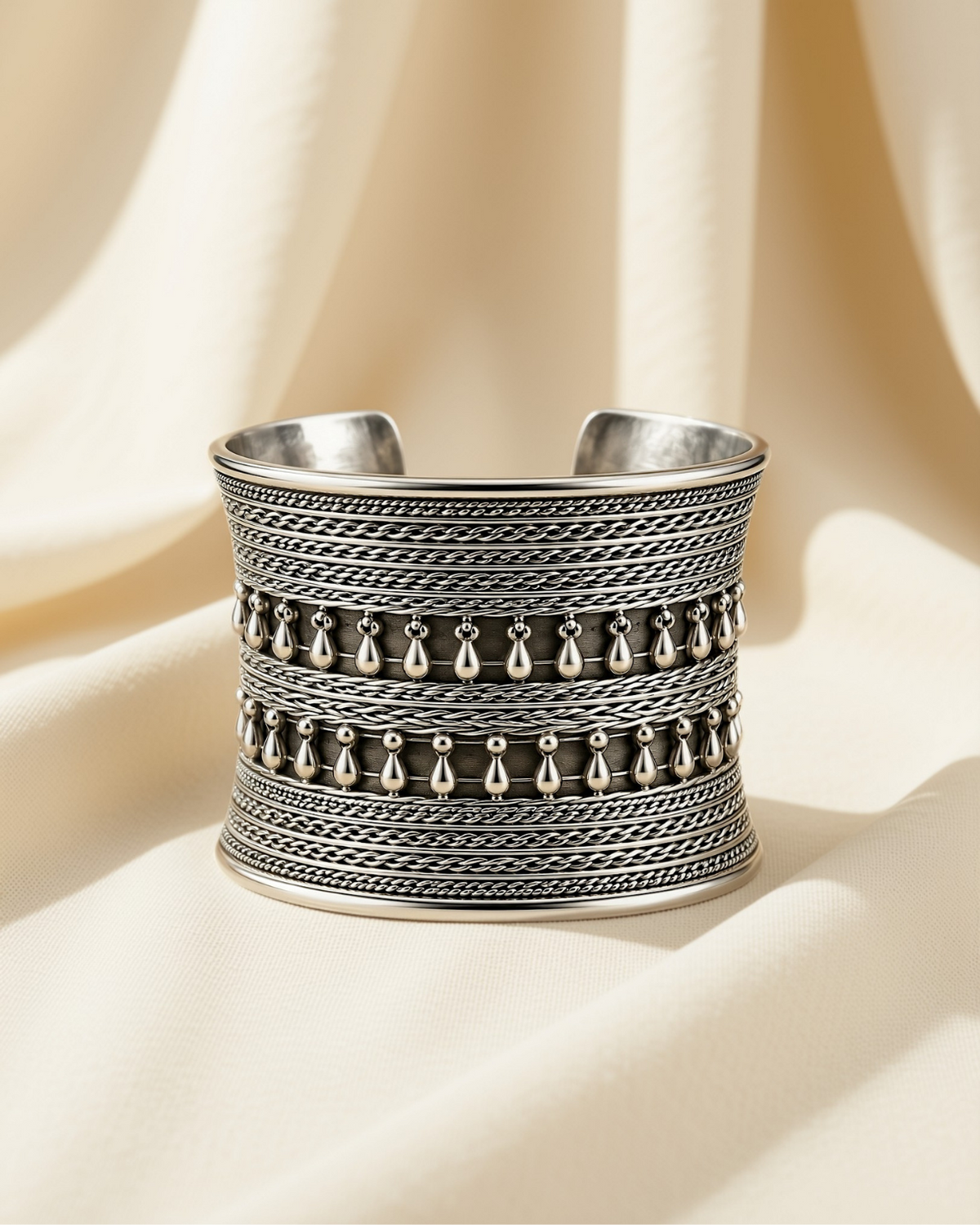 The Heritage Motif Bangle (Extra Large Size) 1342