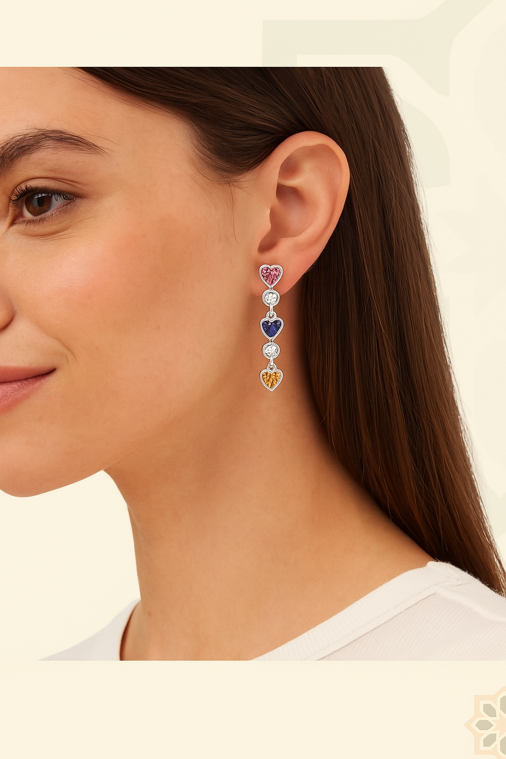 The Heart fall Earrings