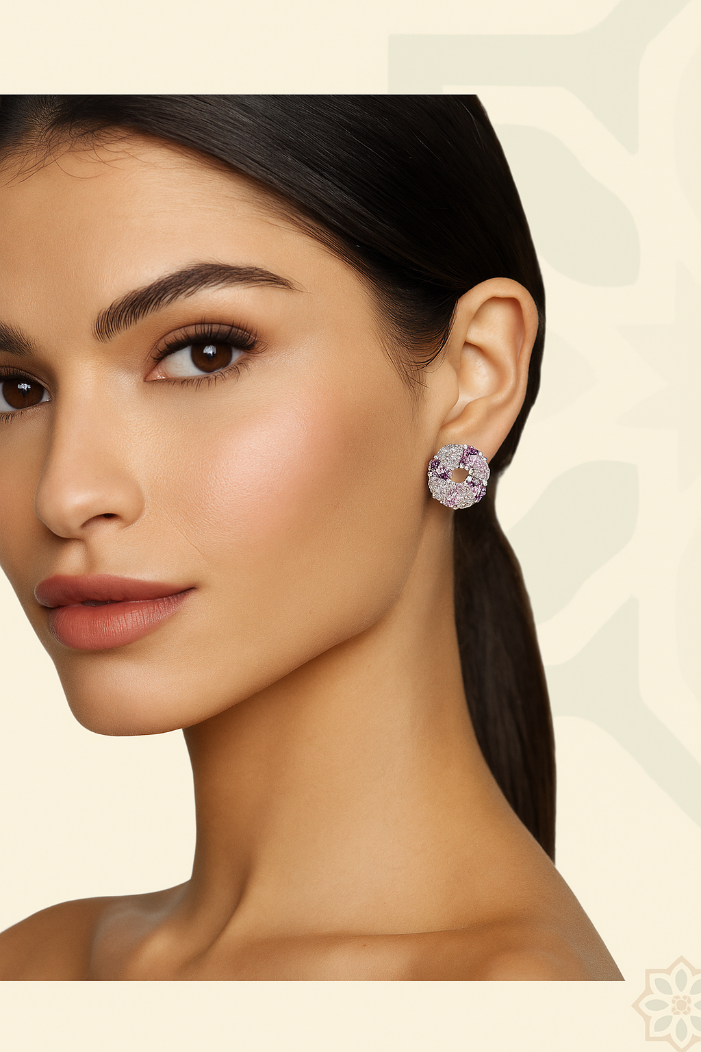 The Crystal Doughnut Earrings