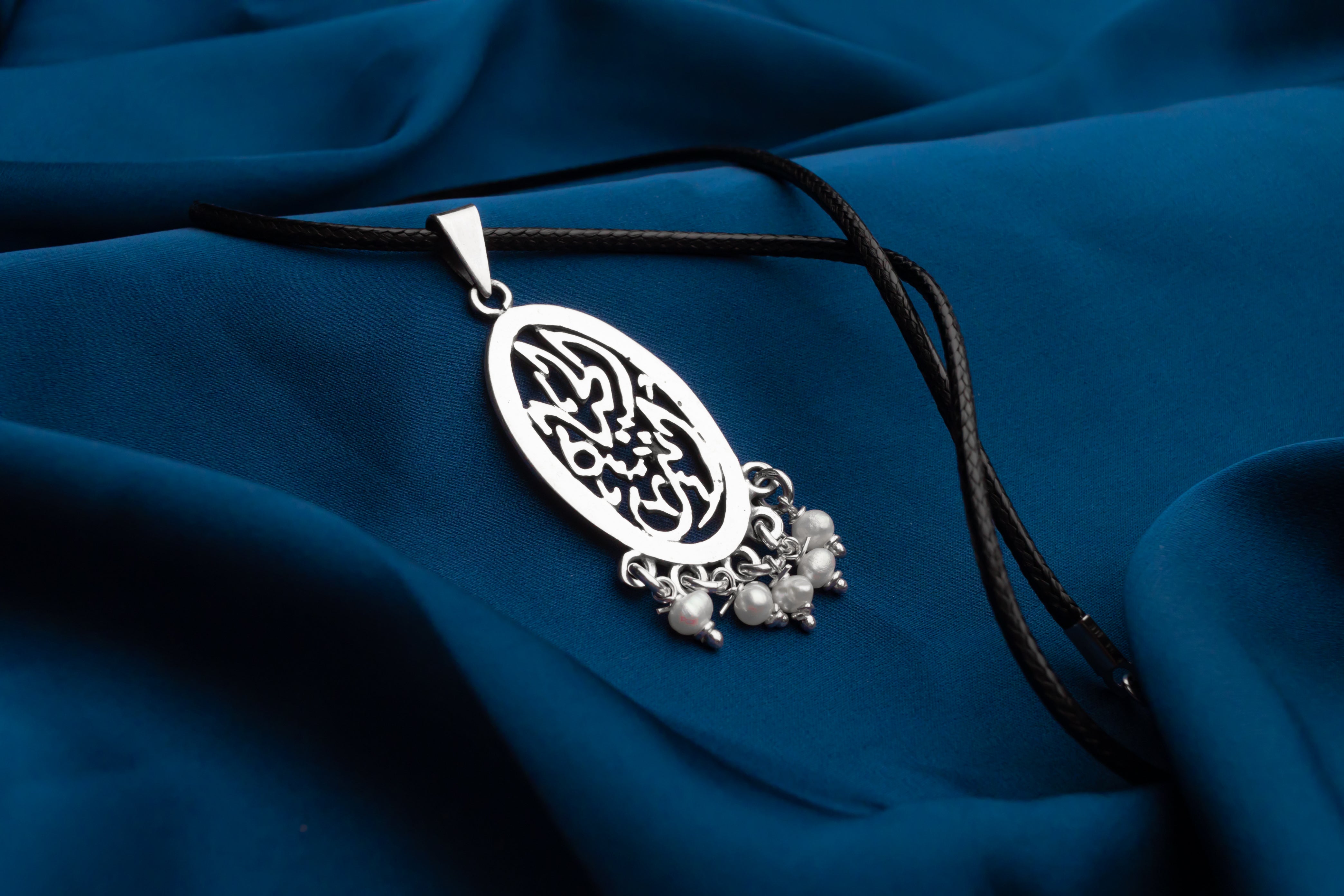 "You Are The Life" Pendant With Pearl Stones