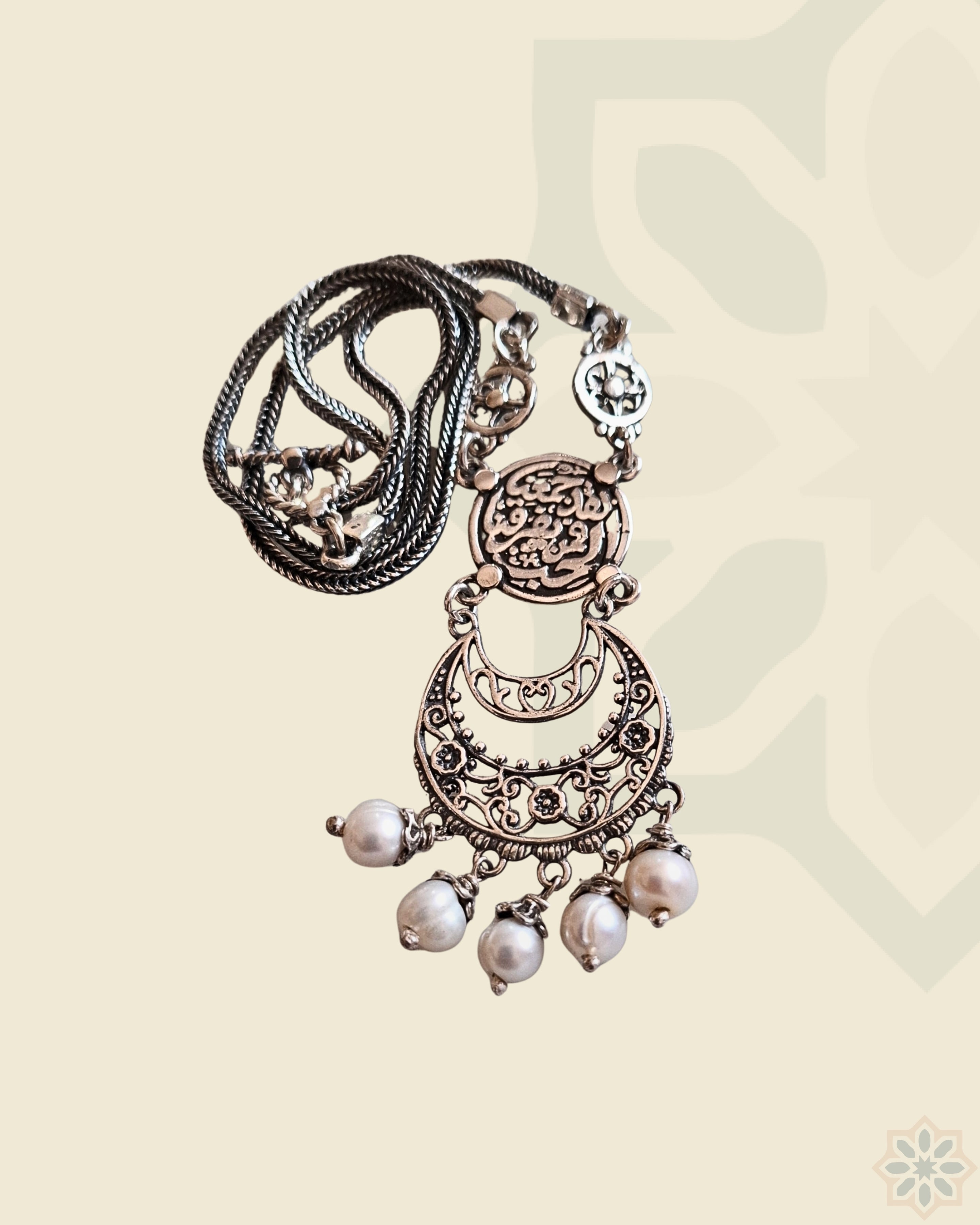 "Bound by Love" Silver Necklace