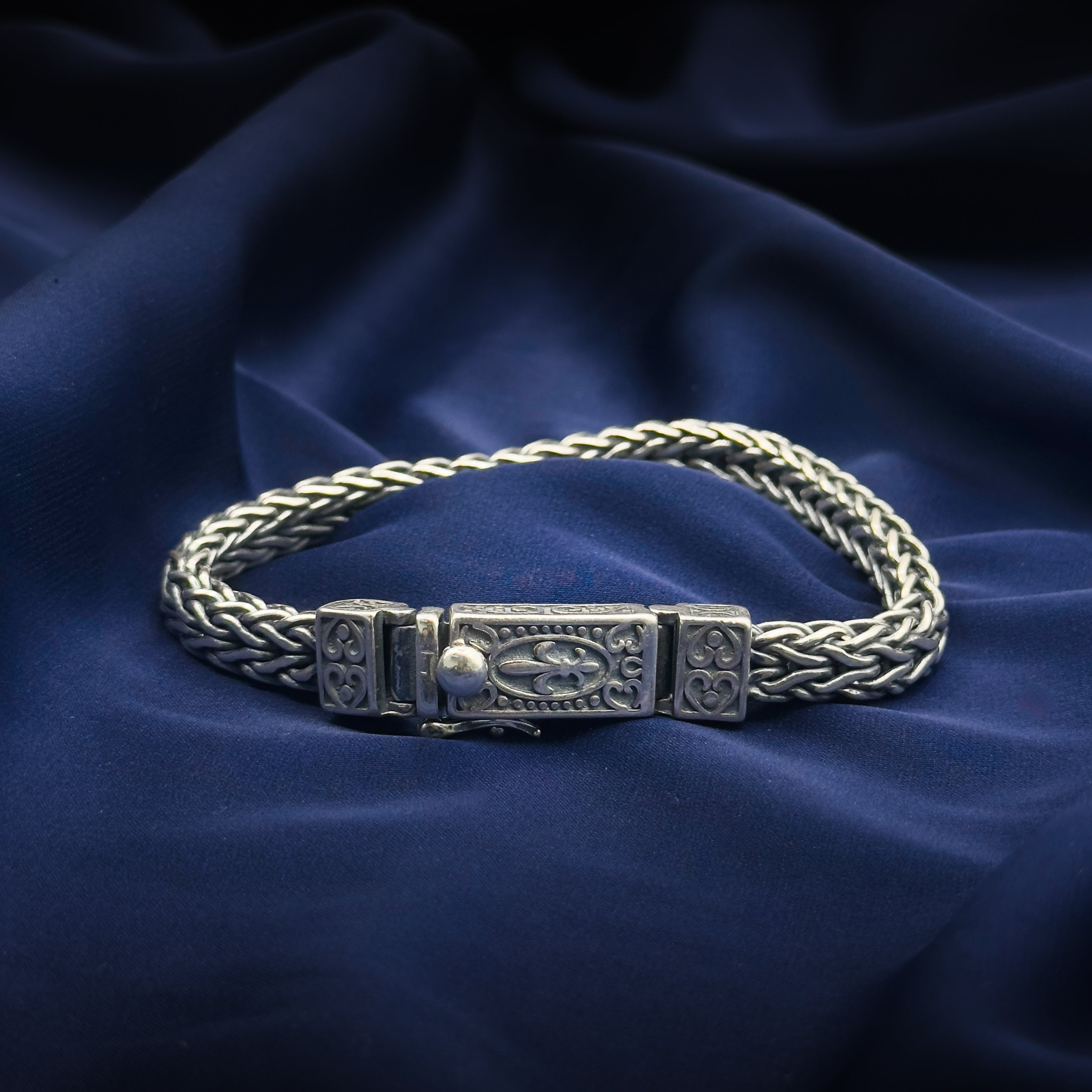 Braided Silver Bracelet