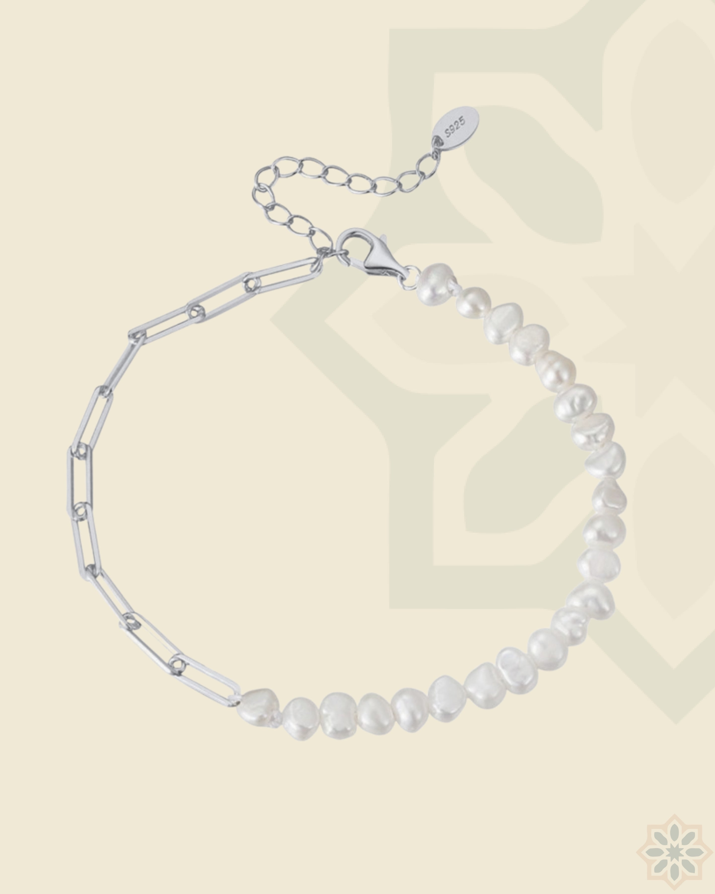 Bracelet Half Pearls