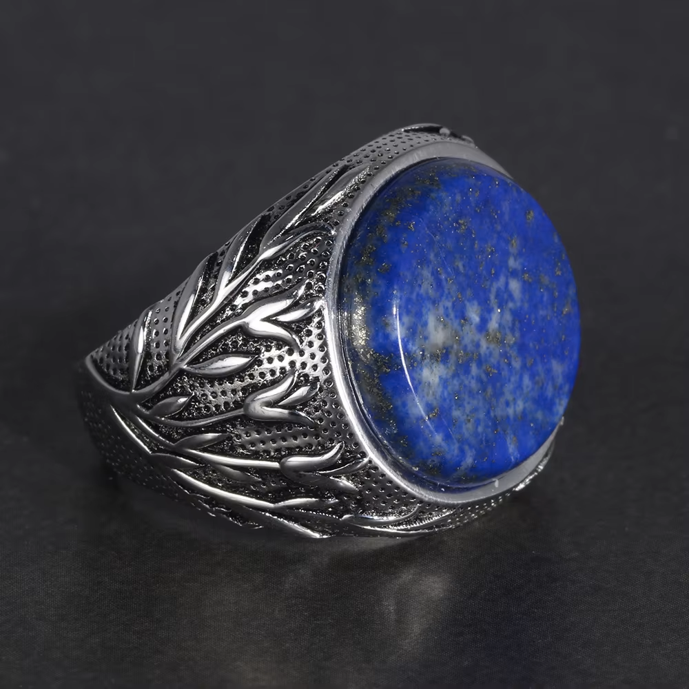 Lapis Crest Ring