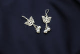 Butterfly earring (pearl)
