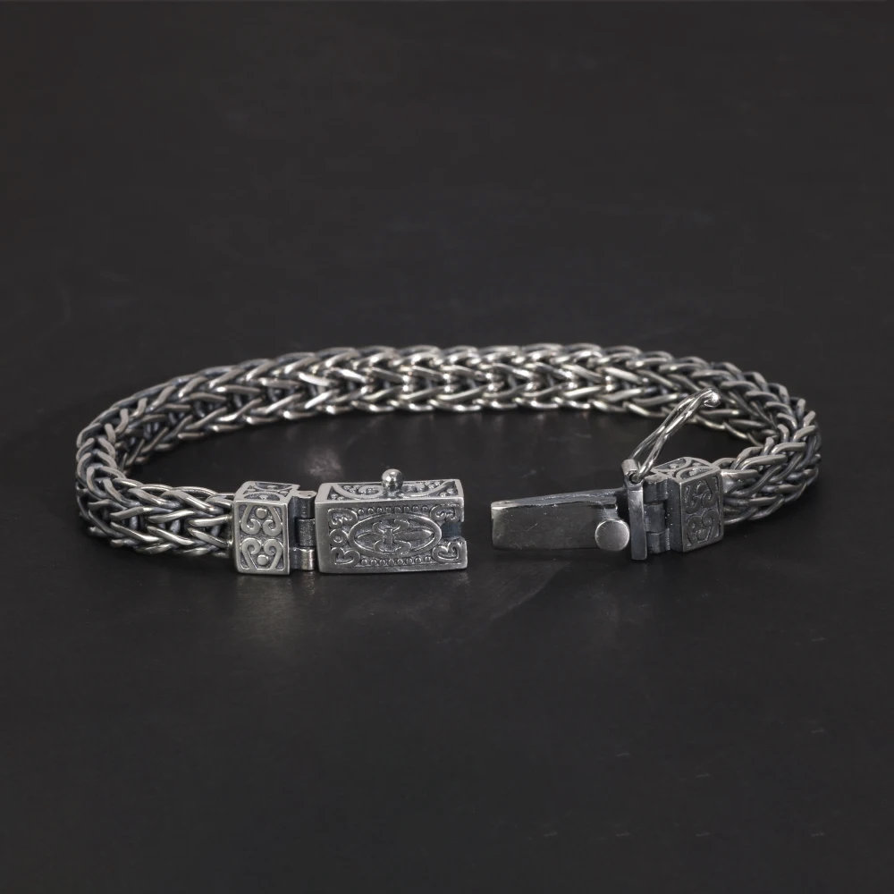 Braided Silver Bracelet