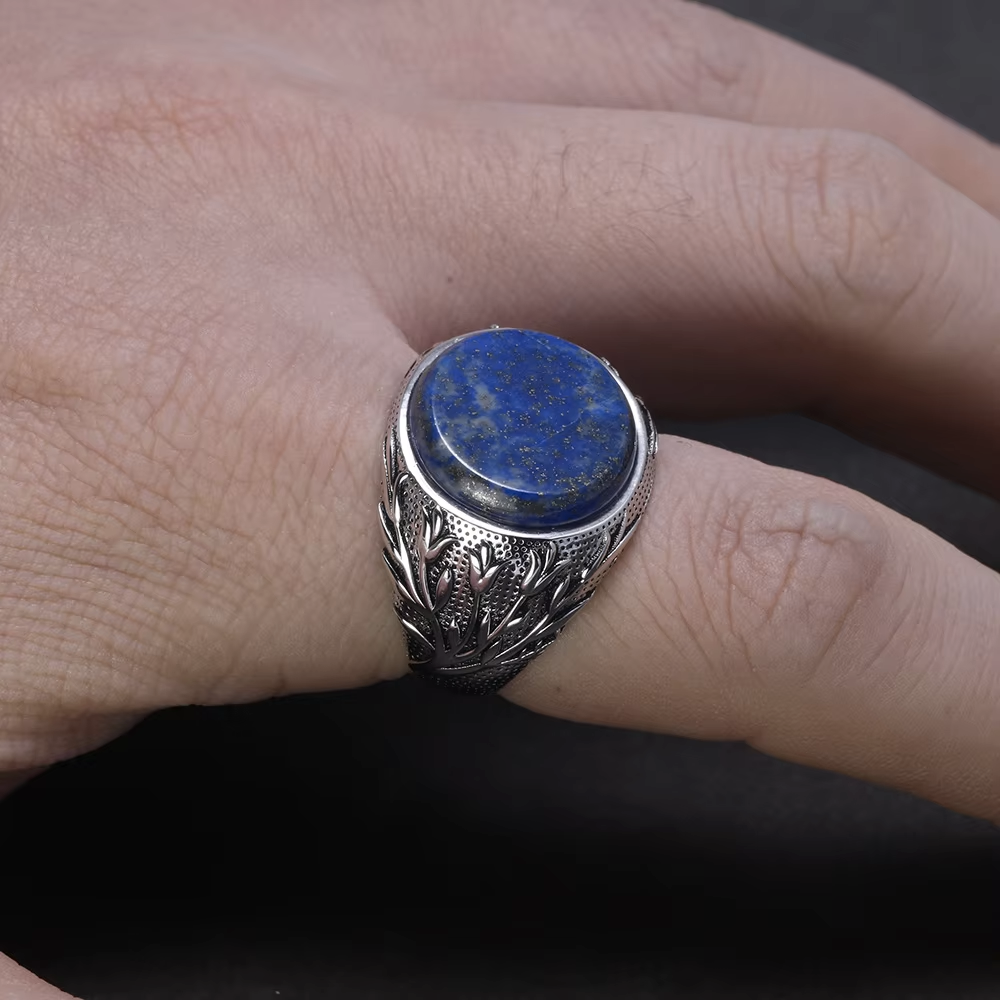 Lapis Crest Ring