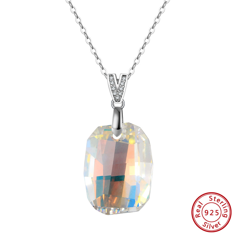 Simple Necklace with Crystal