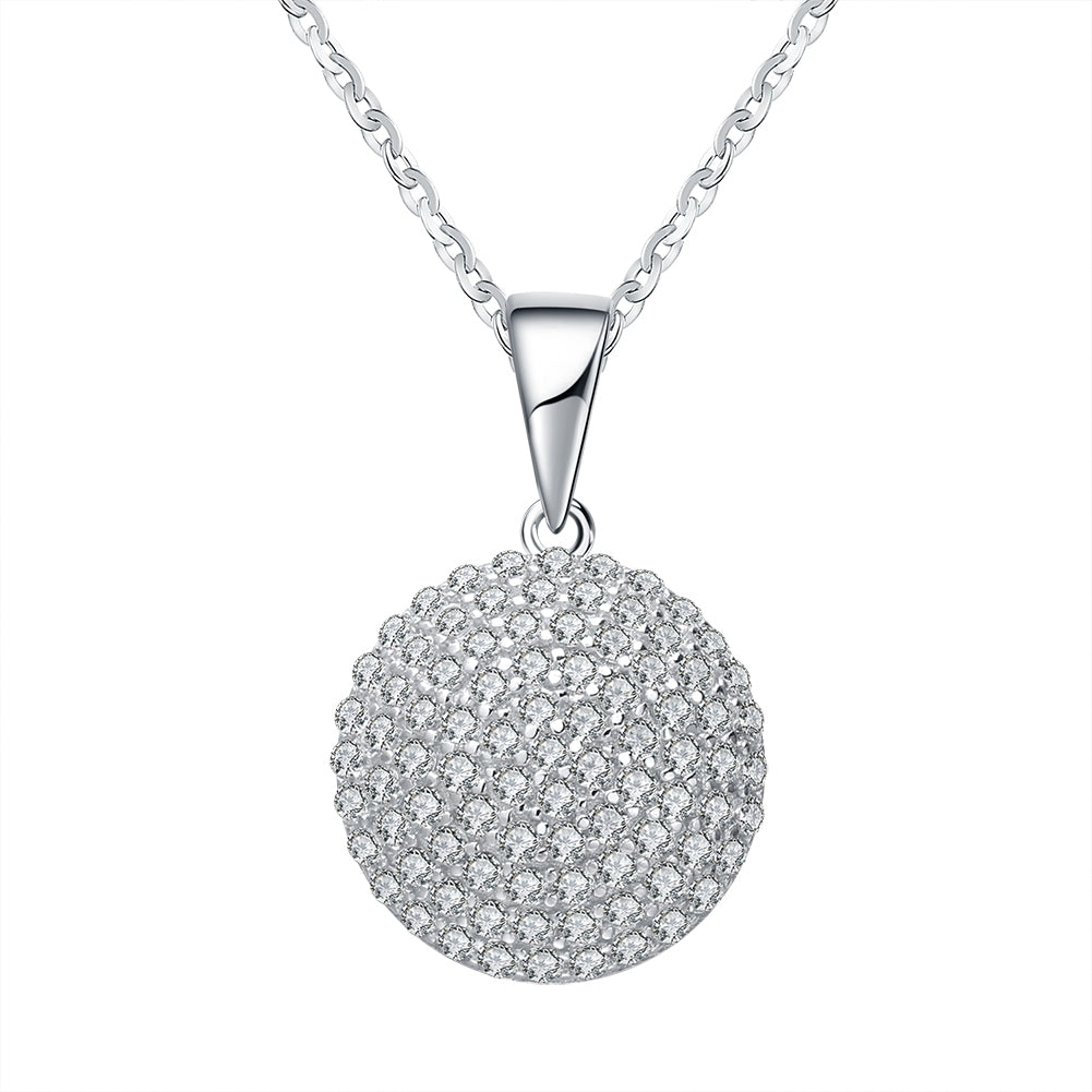 Shimmering Necklace Silver