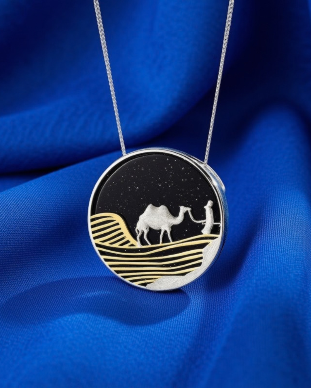 Desert Caravan Night Necklace 6313 ﻗﻼدة