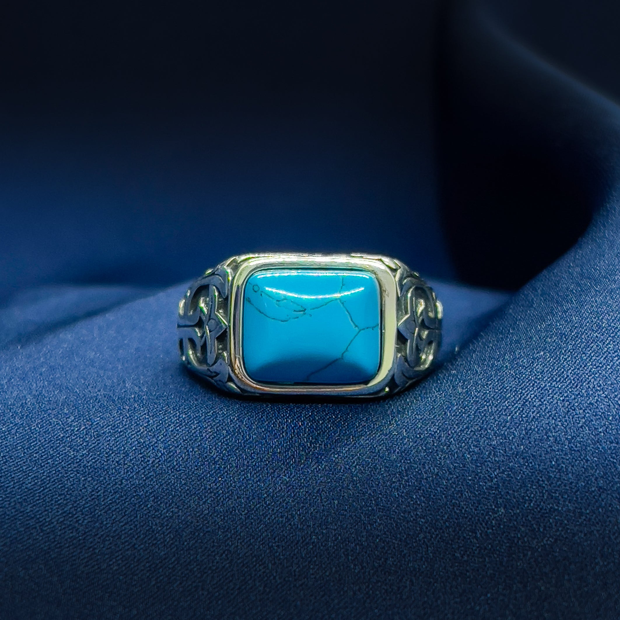 Turquoise Edge Ring