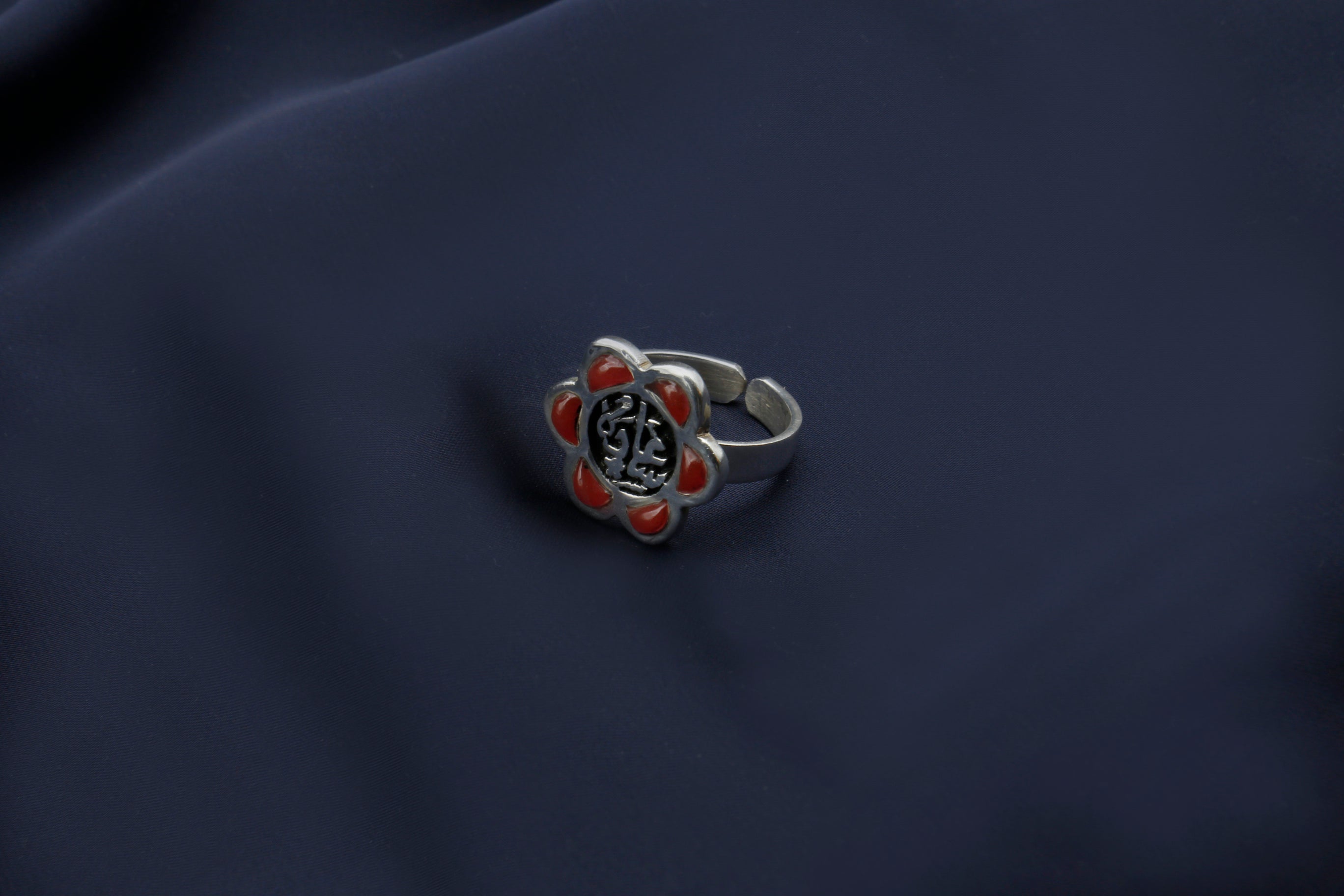 Agate Happiness Rose Ring