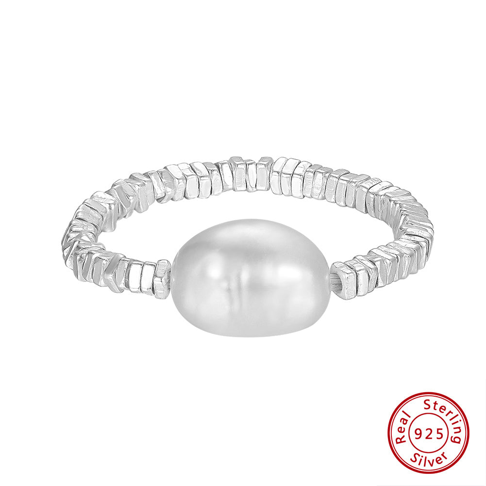 Simple Elastic Ring With Pearl