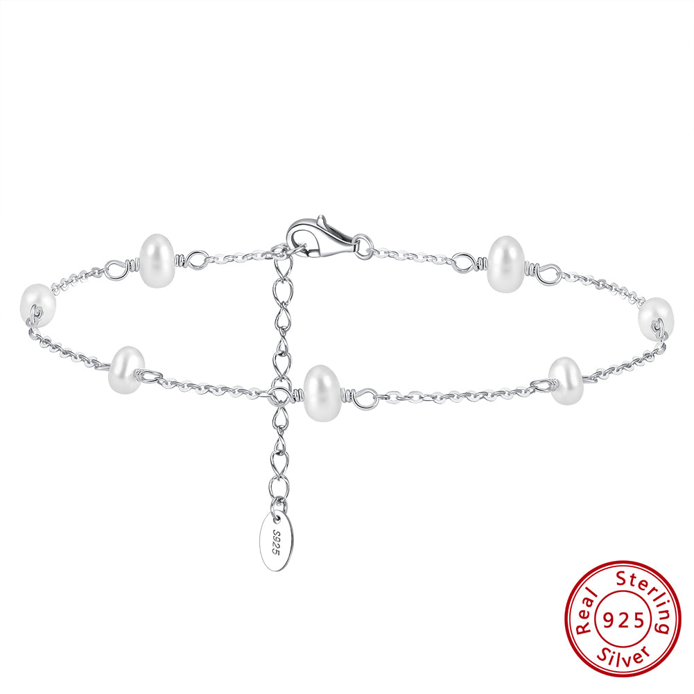 Anklet with Pearls
