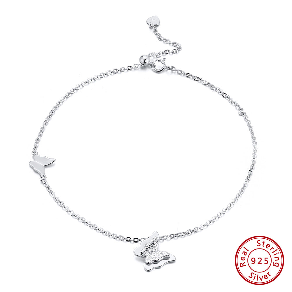 Anklet with Butterflies