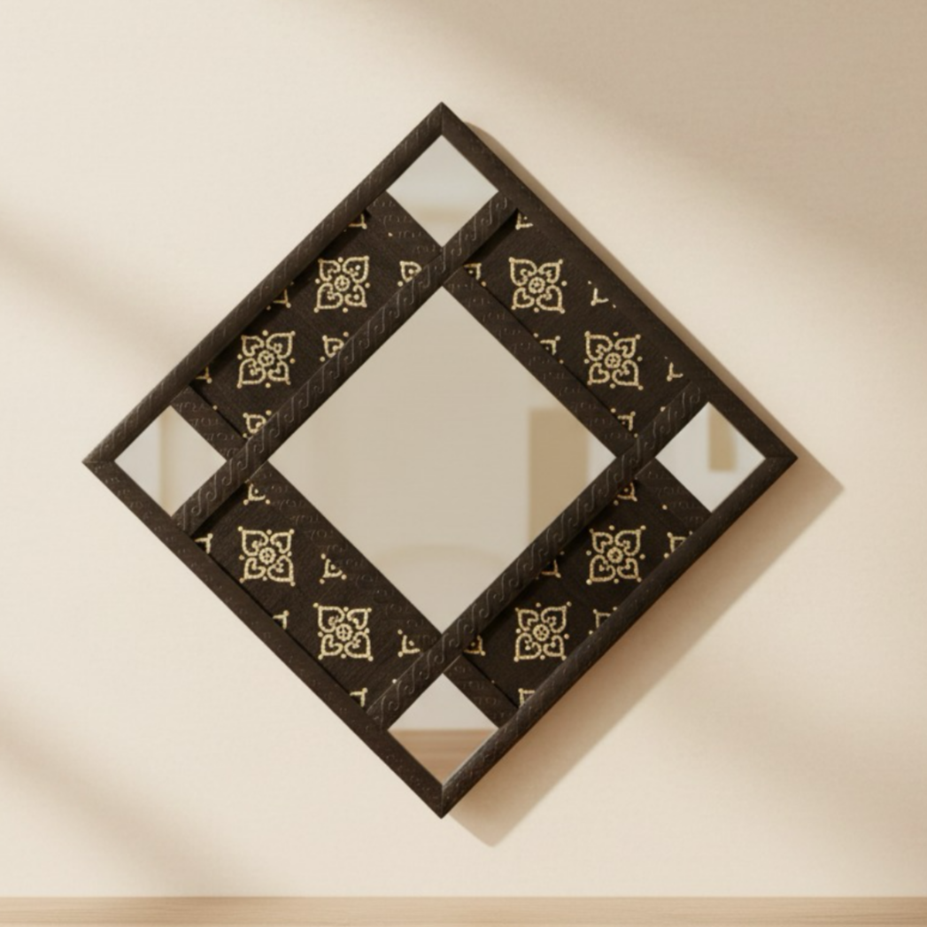 Mirror Cloth Frame 45cm x 45 cm ZW00141