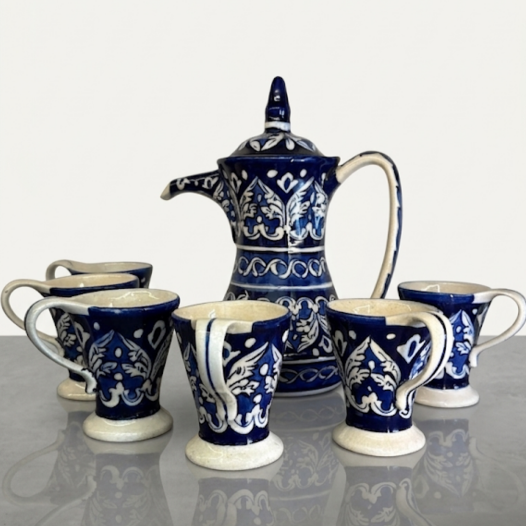 Hand Painted Ceramic Coffee Set ZW00150