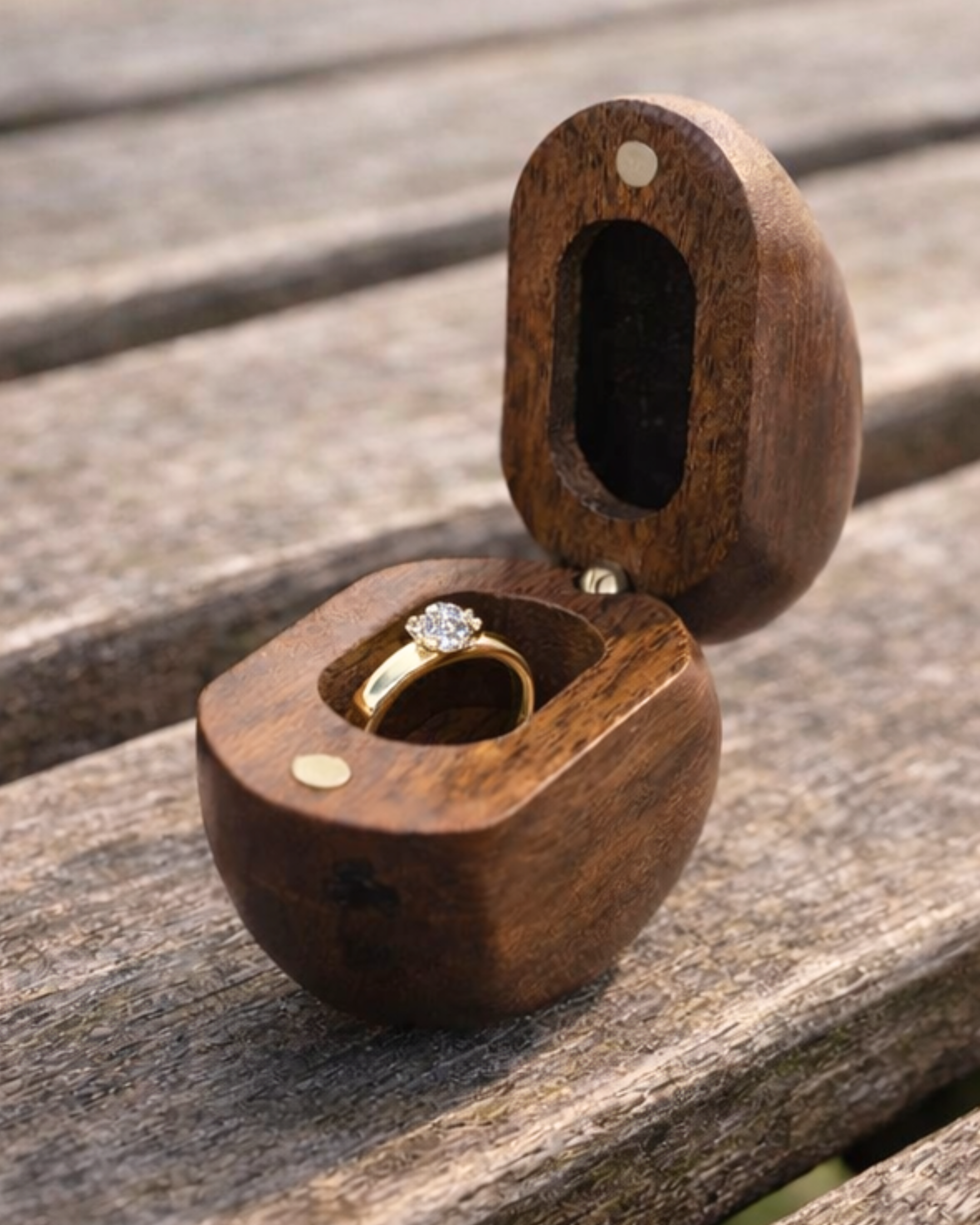 Heart-Shaped Jewelry Box for Rings