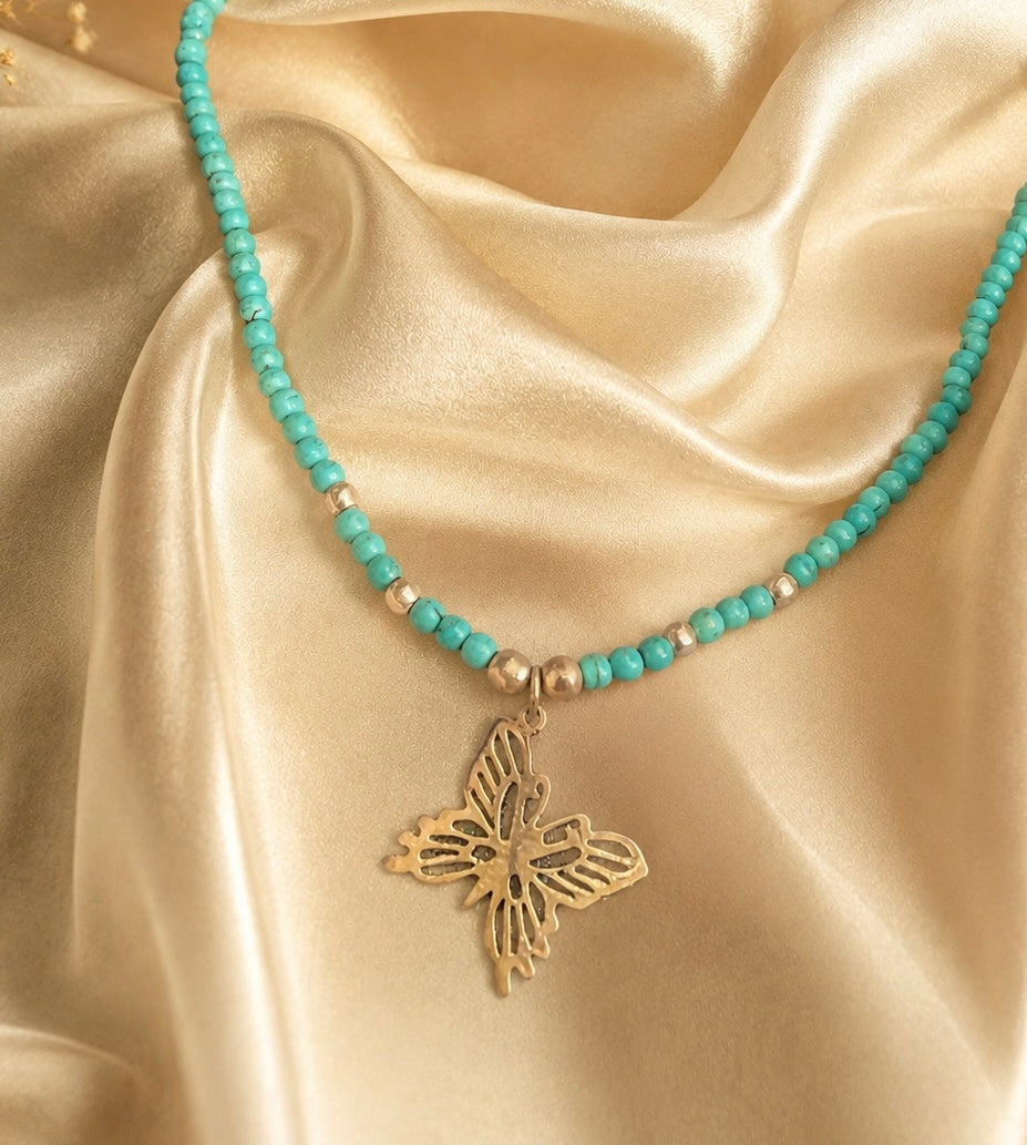 Butterfly Chain With stones