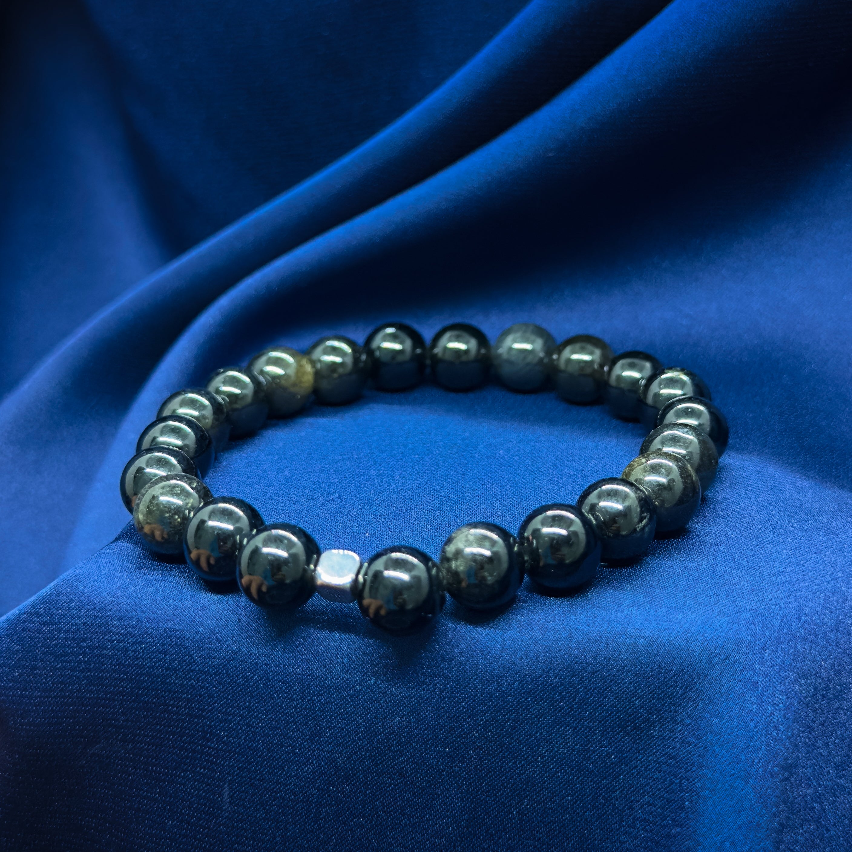 Medium Natural Beads Elastic Bracelet