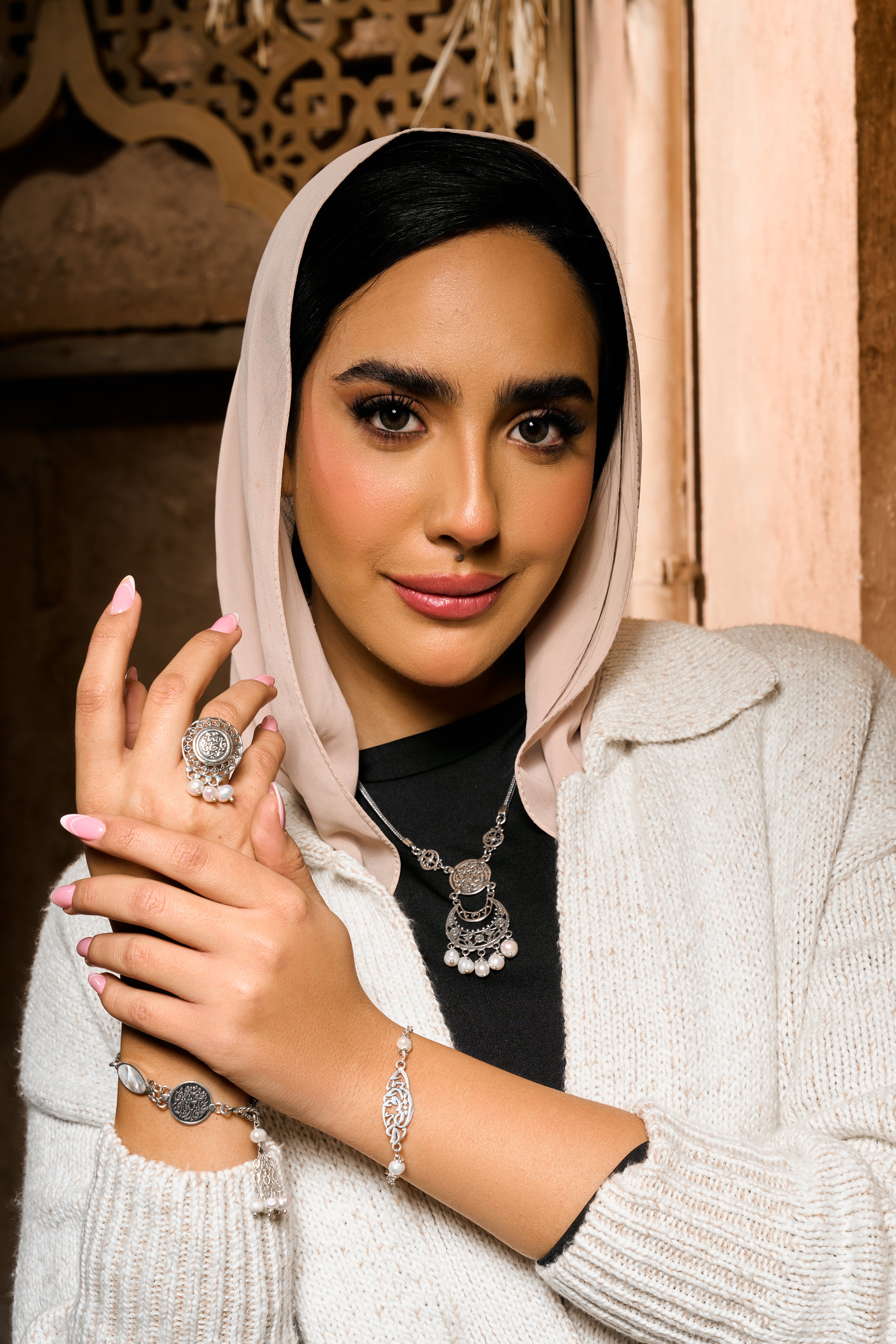 "Bound by Love" Silver Necklace