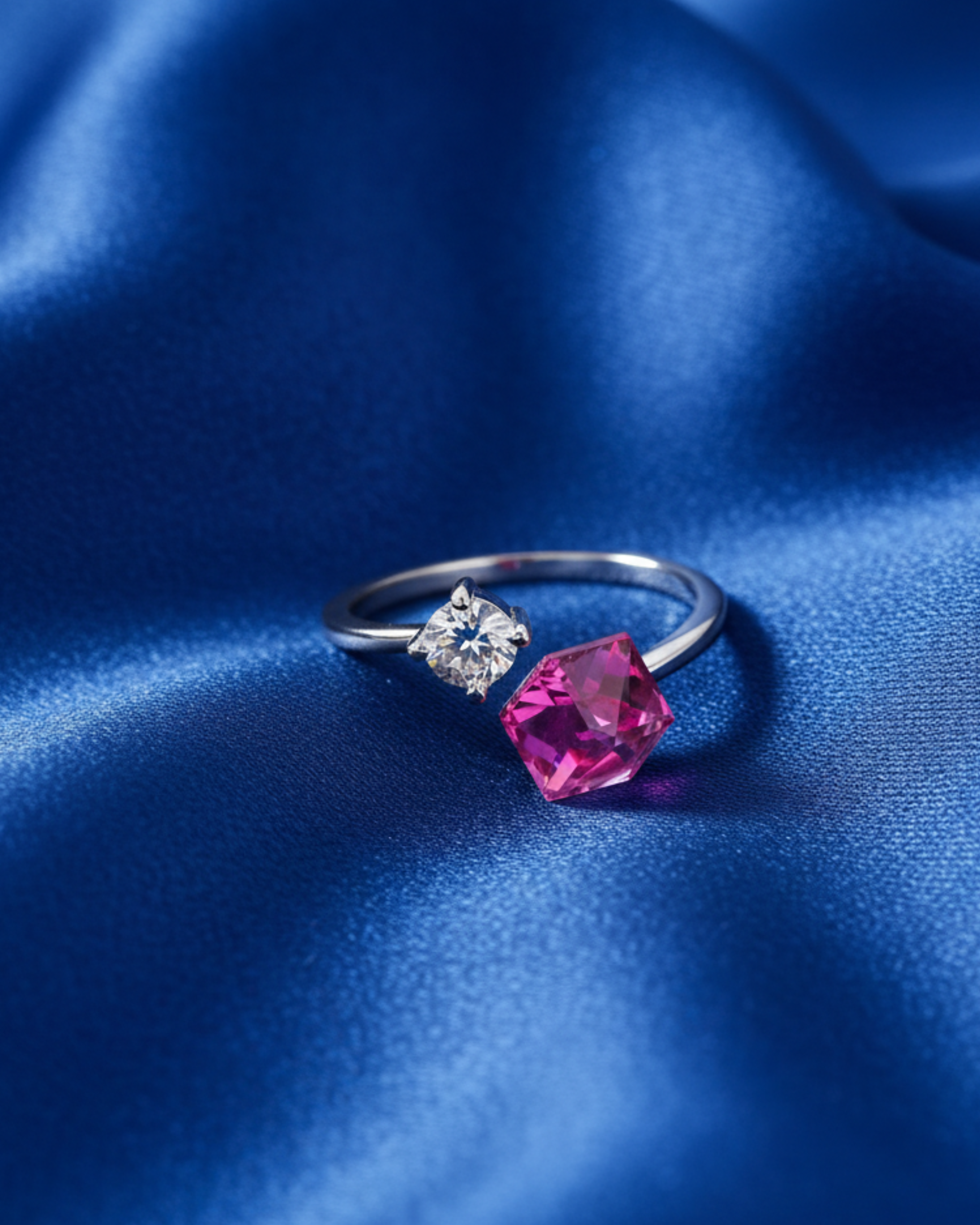 Ring with Pink Stone