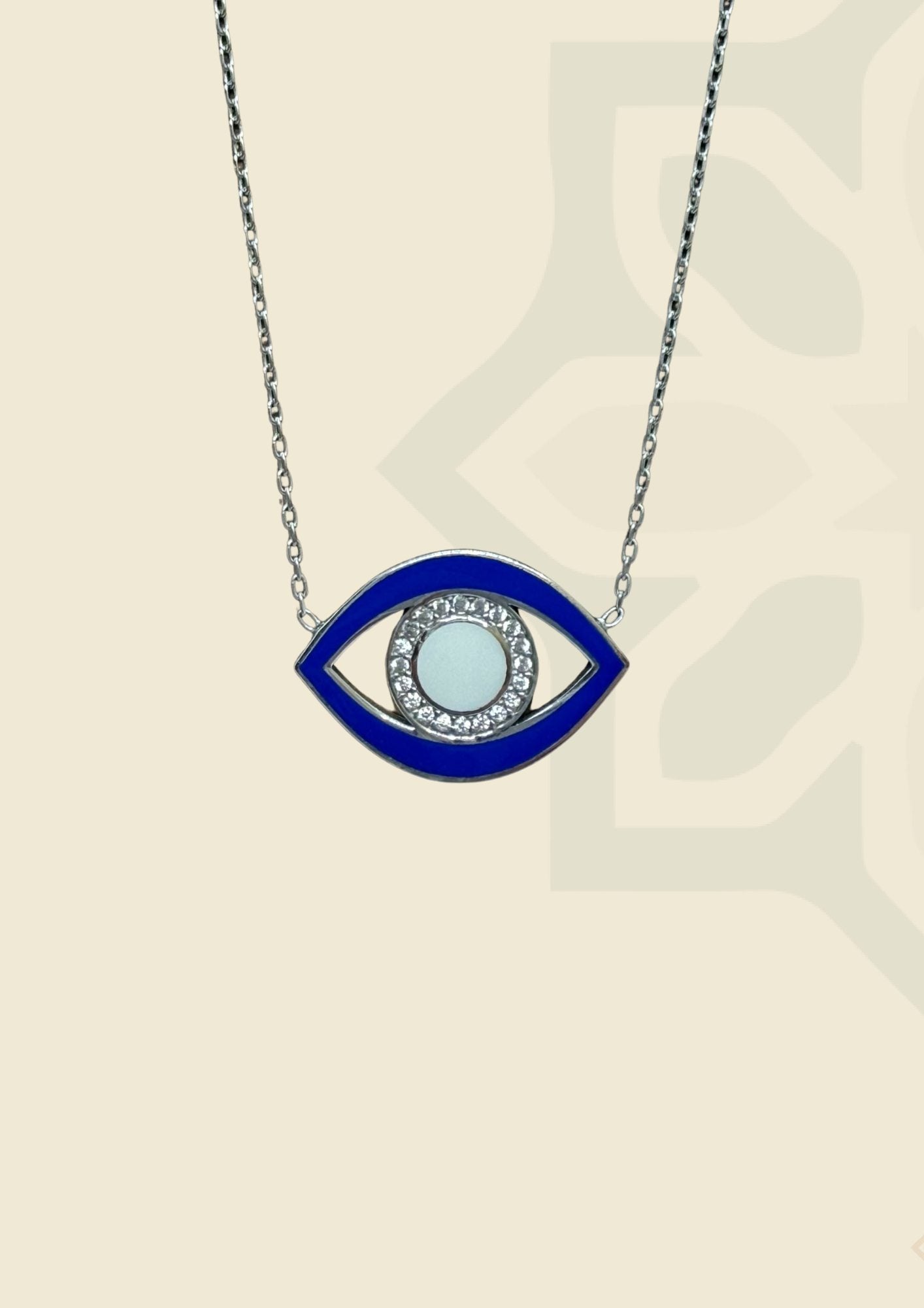 Evil Eye Dark Blue Necklace