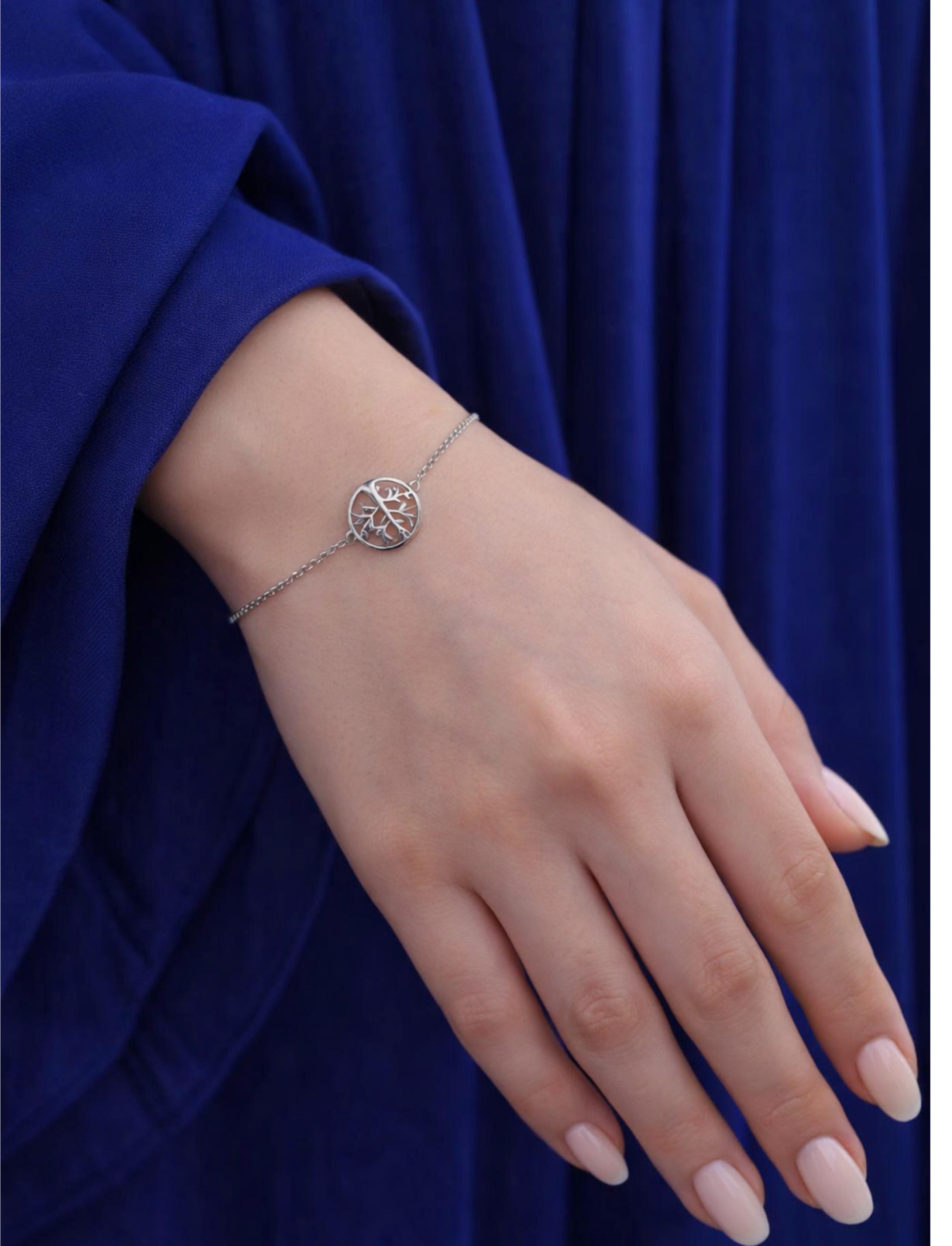 The Silver Tree of Life Bracelet 3206