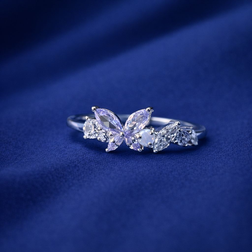 The Fluttering Garden Purple Ring 7379