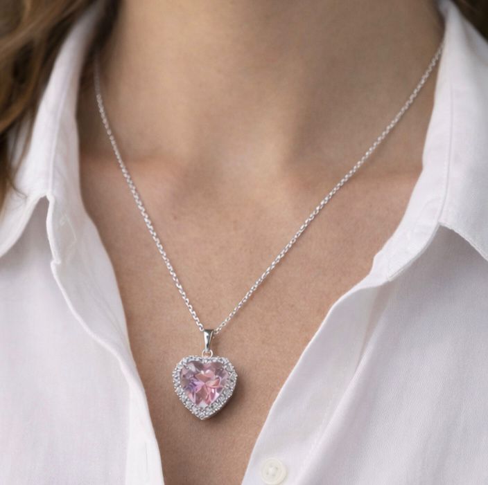 The Royal Rose Heart Necklace 6283
