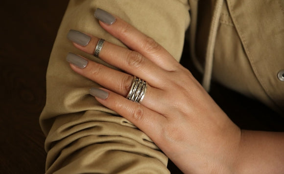 Twisted Silver Ring