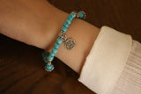 "Affection"&""Happiness" Turquoise Bracelet