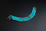 Three Layers Turquoise Bracelet
