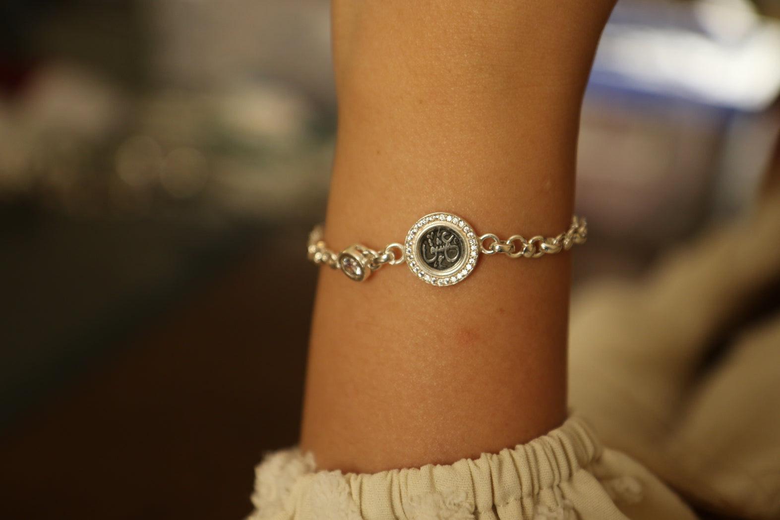 Shiny Silver "Adoration" Bracelet