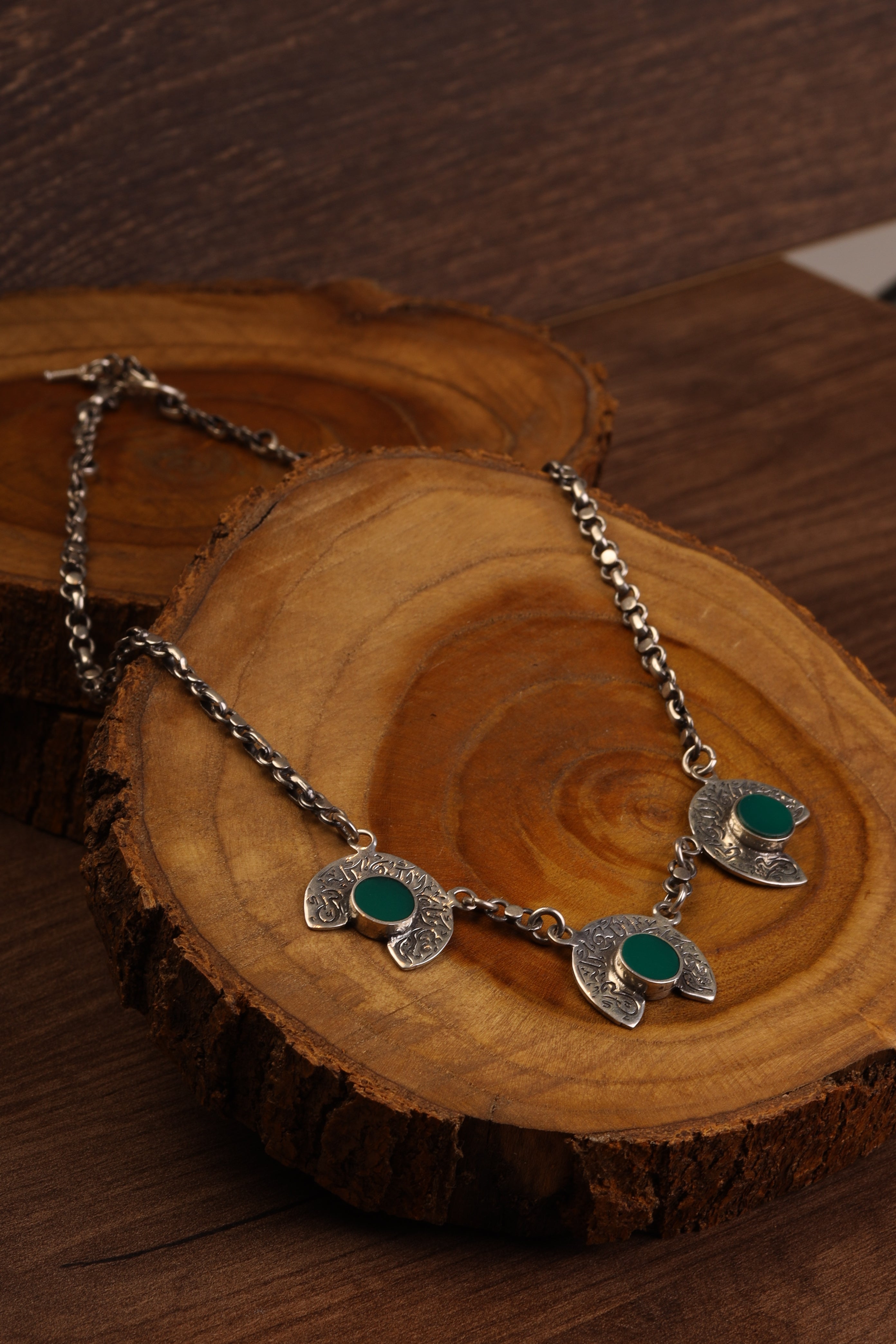Green Sunrise Necklace