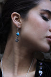 "Your place in the heart" Earring, with turquoise stone