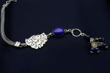 "Allah Hafez" bracelet with blue stones