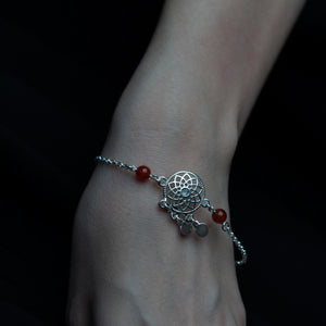 " Tangled Stars Bracelet (Maroon)"