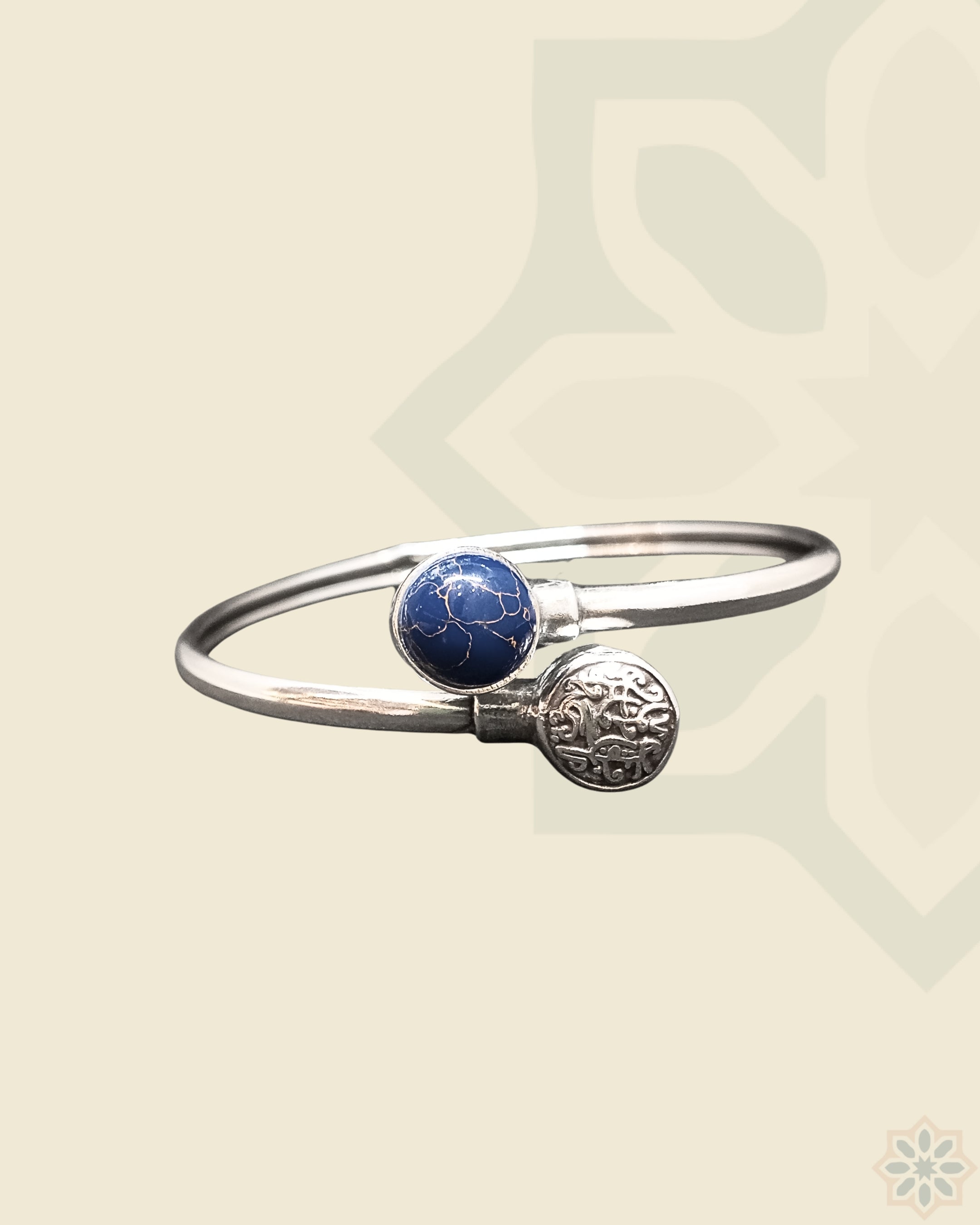 Beautiful Soul Bangle with Blue Lapis Stone
