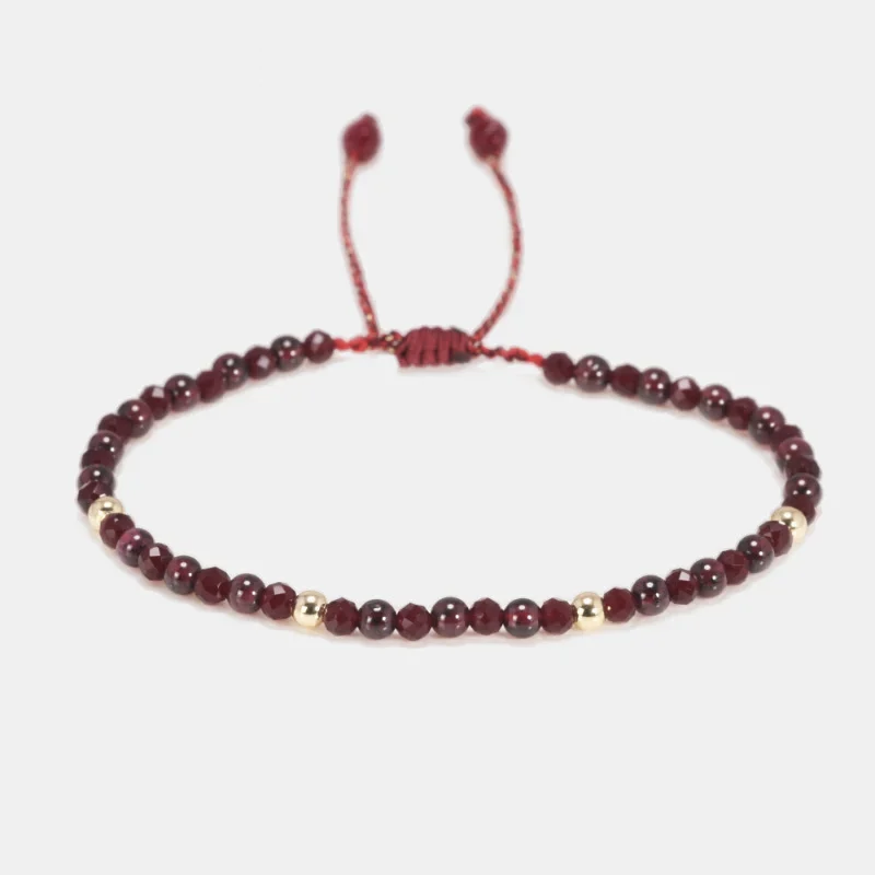 Garnet Fire Bracelet