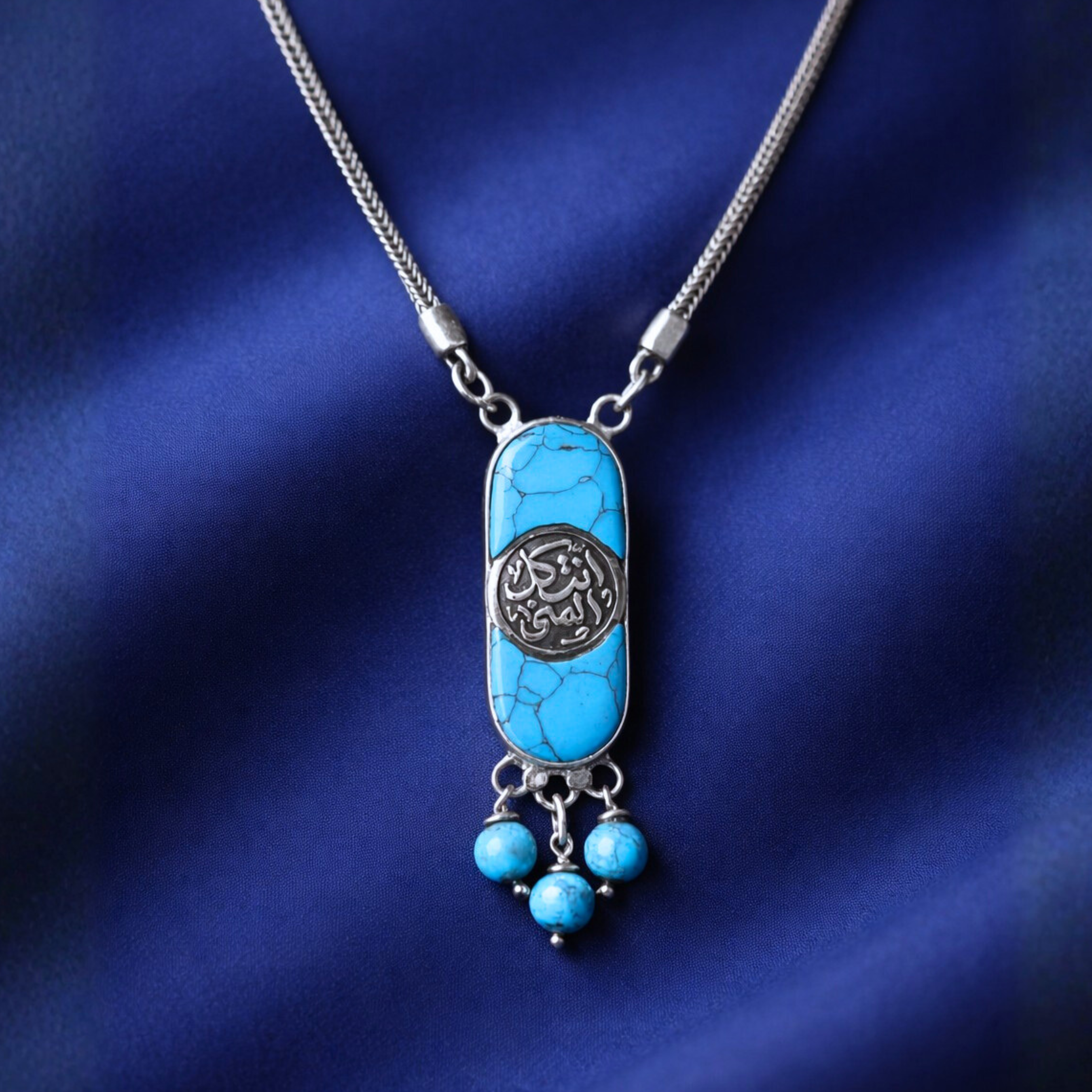 "Breath of the Heart"  Silver & Copper Necklace