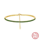 Bracelet Stones Green gold