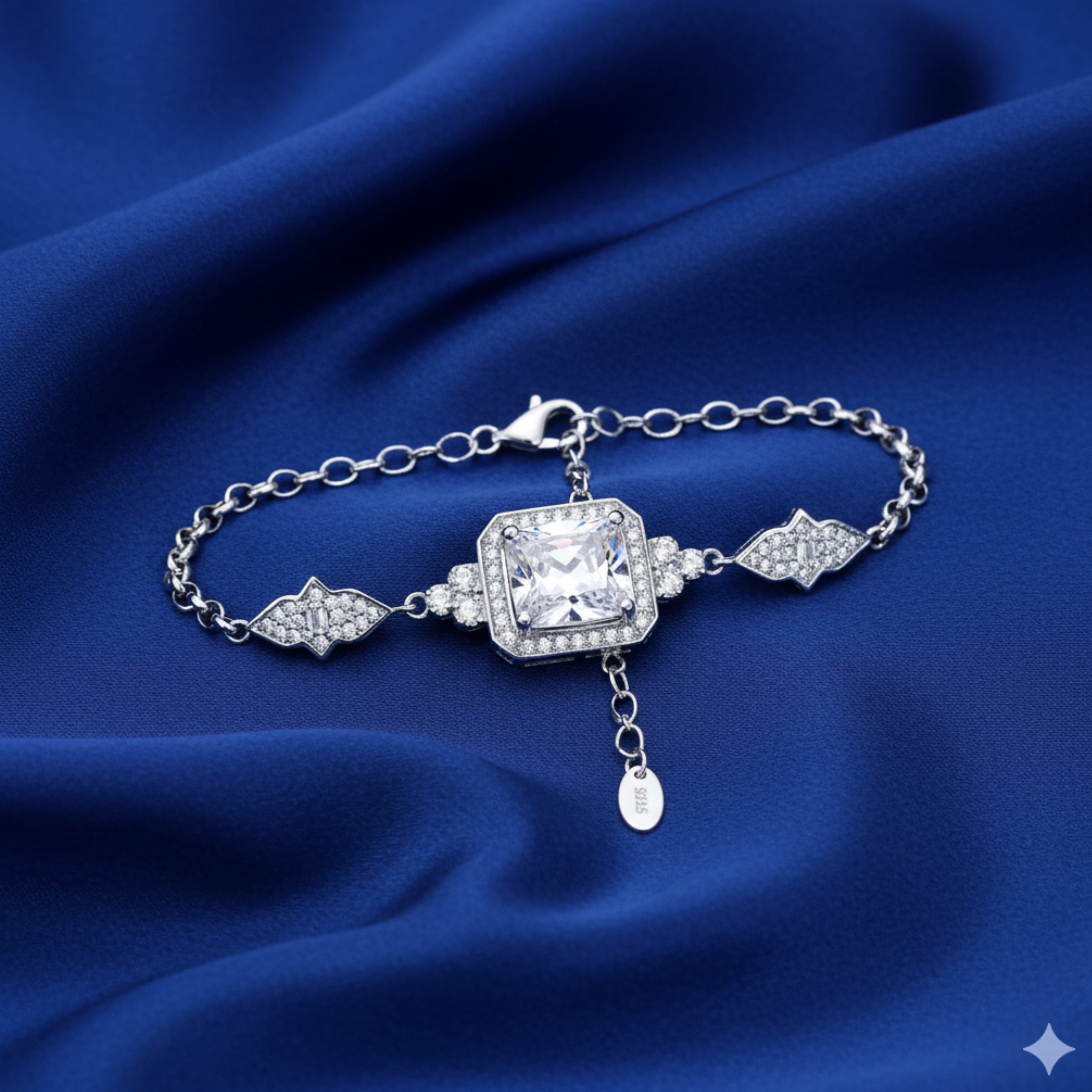 Rectangle Crystal Bracelet