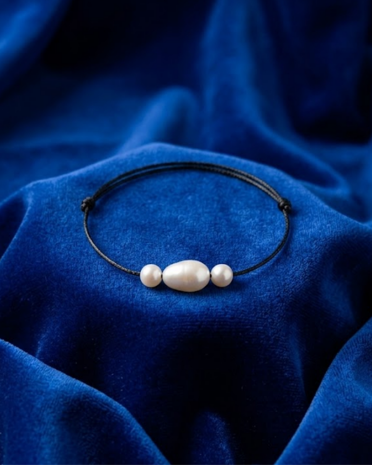 Baroque Pearl Cord Bracelet  3220  اسواره