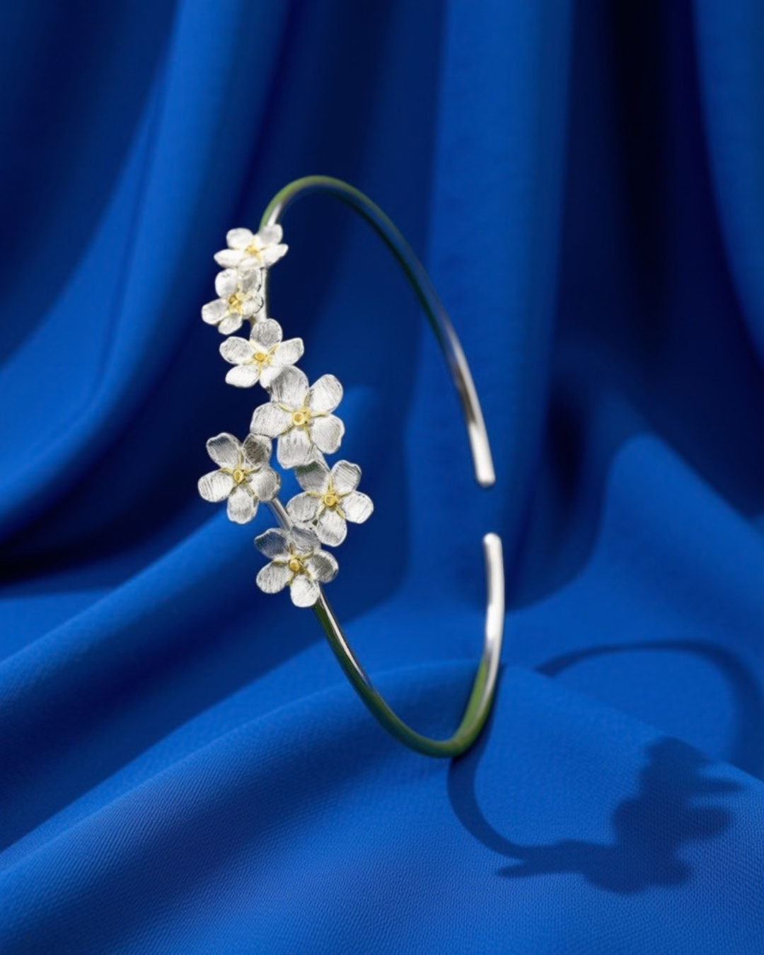 Forget-Me-Not Cuff Bangle 3223 اﺳﻮاره