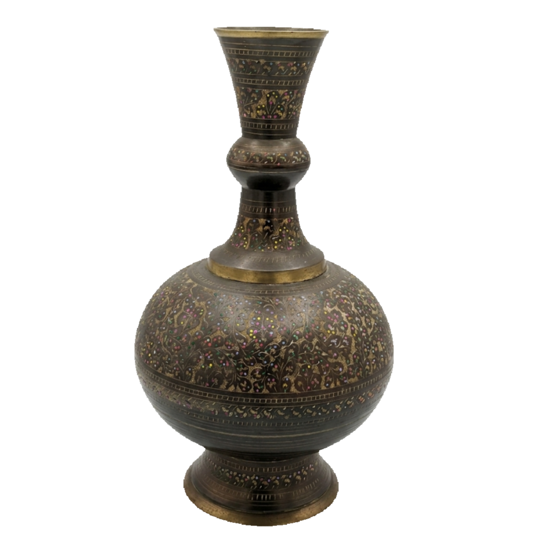 Vintage Brass Vase 35cm ZW00076