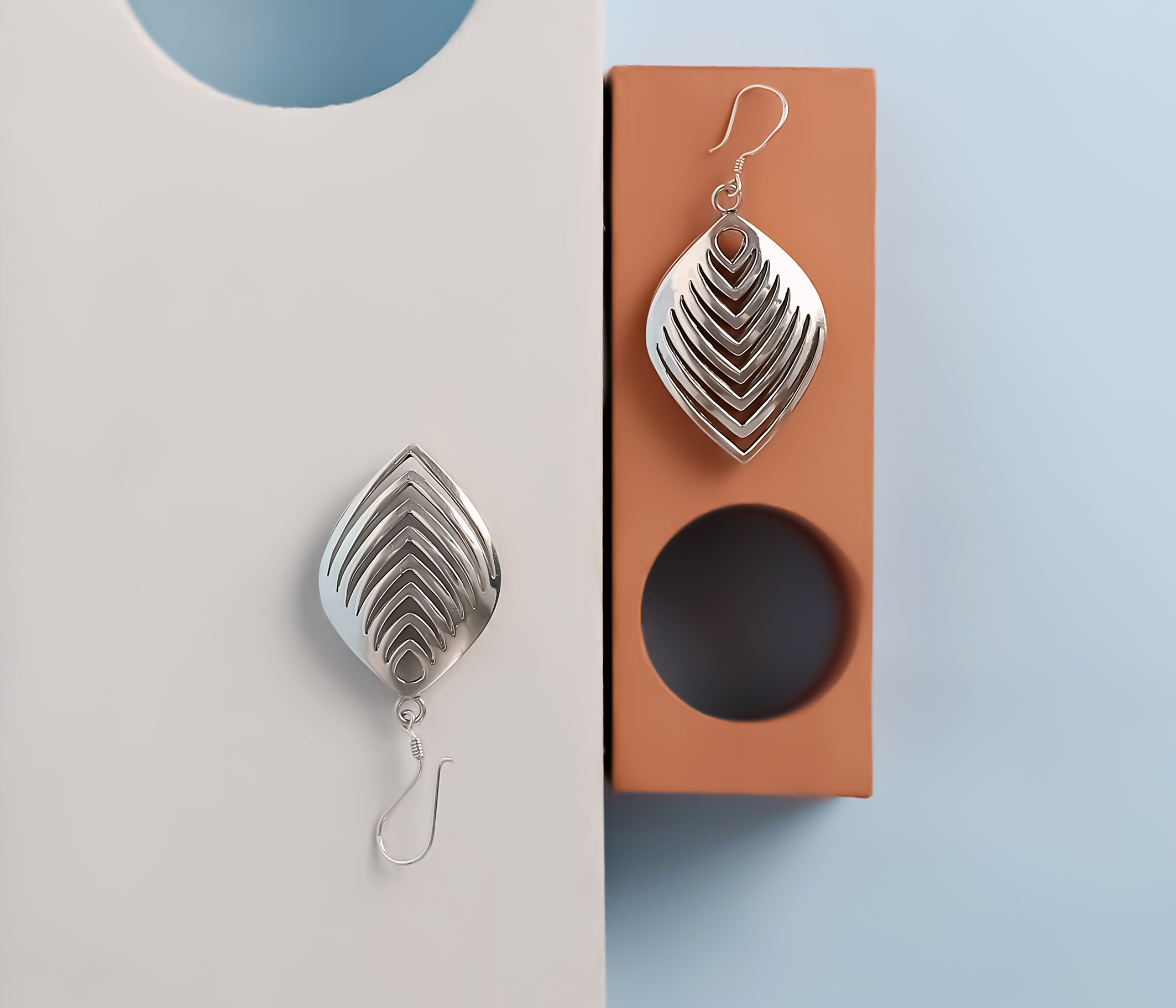 Leaf Earring Silver